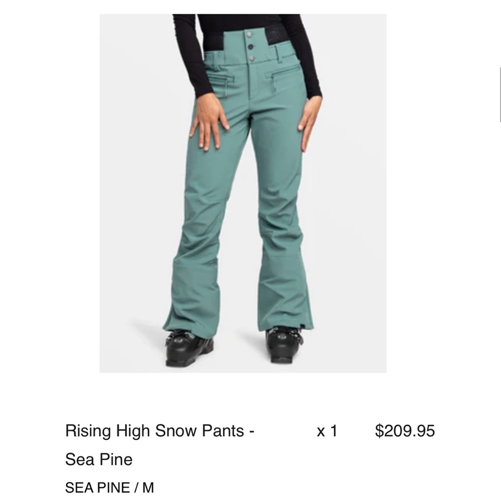 Roxy SNOW/SKI Pants. Never worn. New with tags 🩵💚